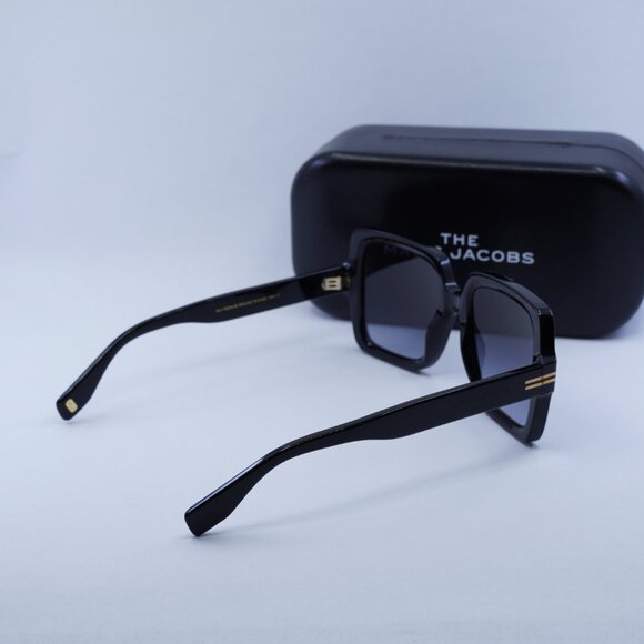 Marc Jacobs MJ 1034/S 0RHL 9O Square Sunglasses - Black/Grey Gradient - Picture 8 of 8